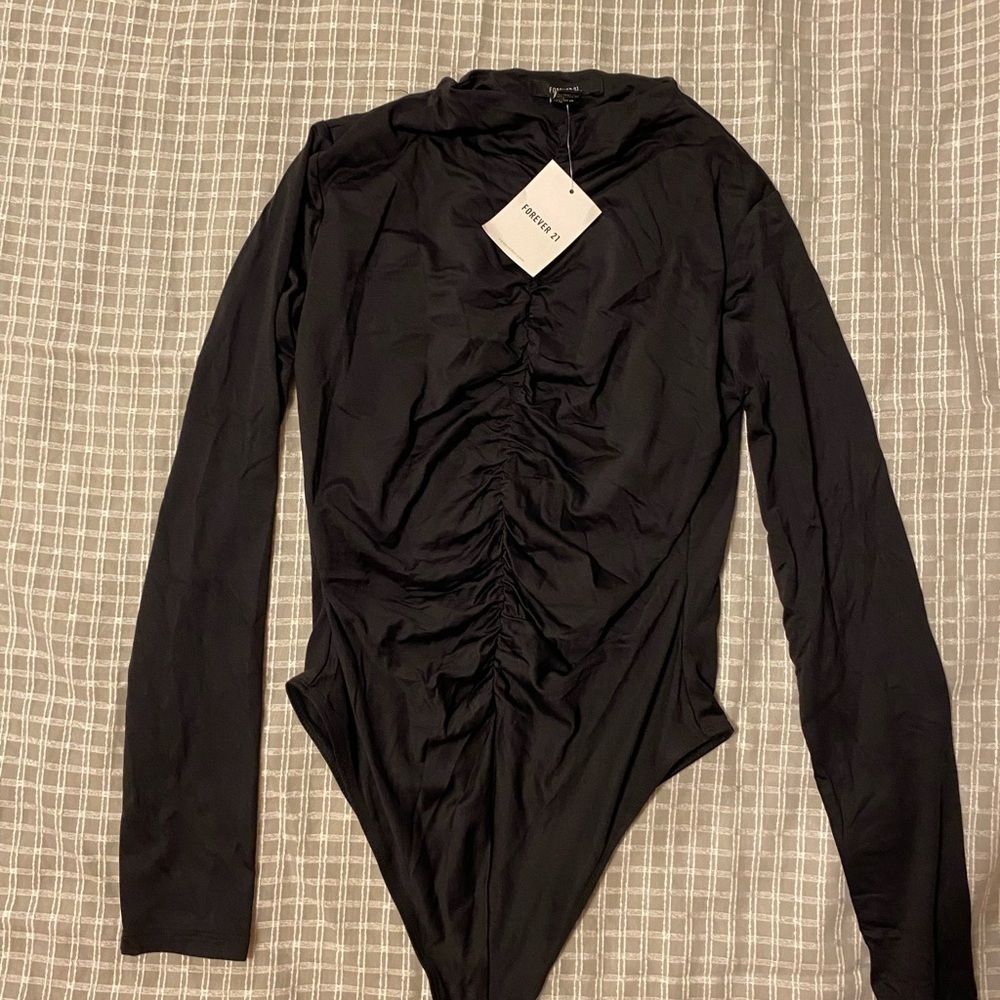 Forever 21 Knit Top Body Suit size Large (FW)